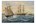 Colonial Schooner, CUMBERLAND approaches LE NATURALISTE, King Island 1802.